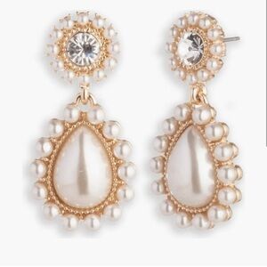 Brand new Marchesa Pearl Drop Earrings